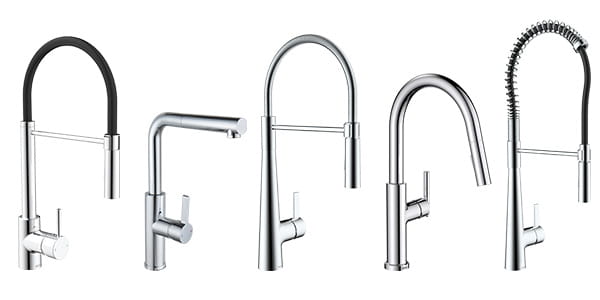 Bristan range of Pull Out Kitchen Taps