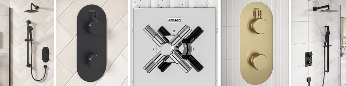 Bristan Molida and Cruzar Recessed Showers