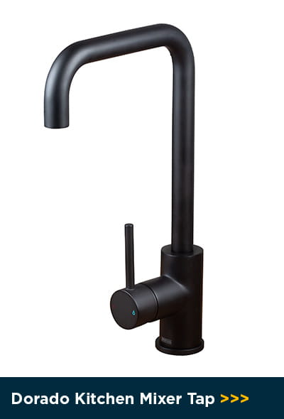 Bristan Dorado Black Kitchen Mixer Tap