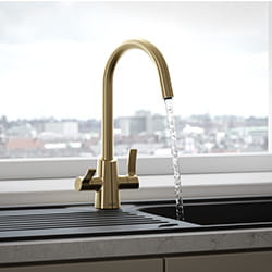 Bristan Acorn Easyfit Kitchen Tap in Brushed Brass Finish