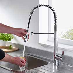 Bristan Axia Pull Out Kitchen Tap