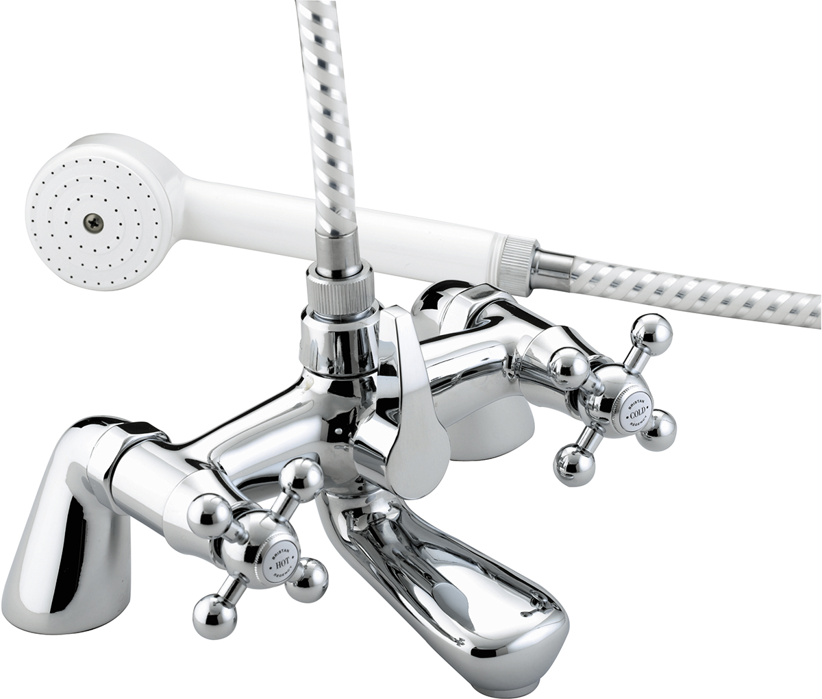 Regency Bath Shower Mixer Chrome Plated Taps Bristan