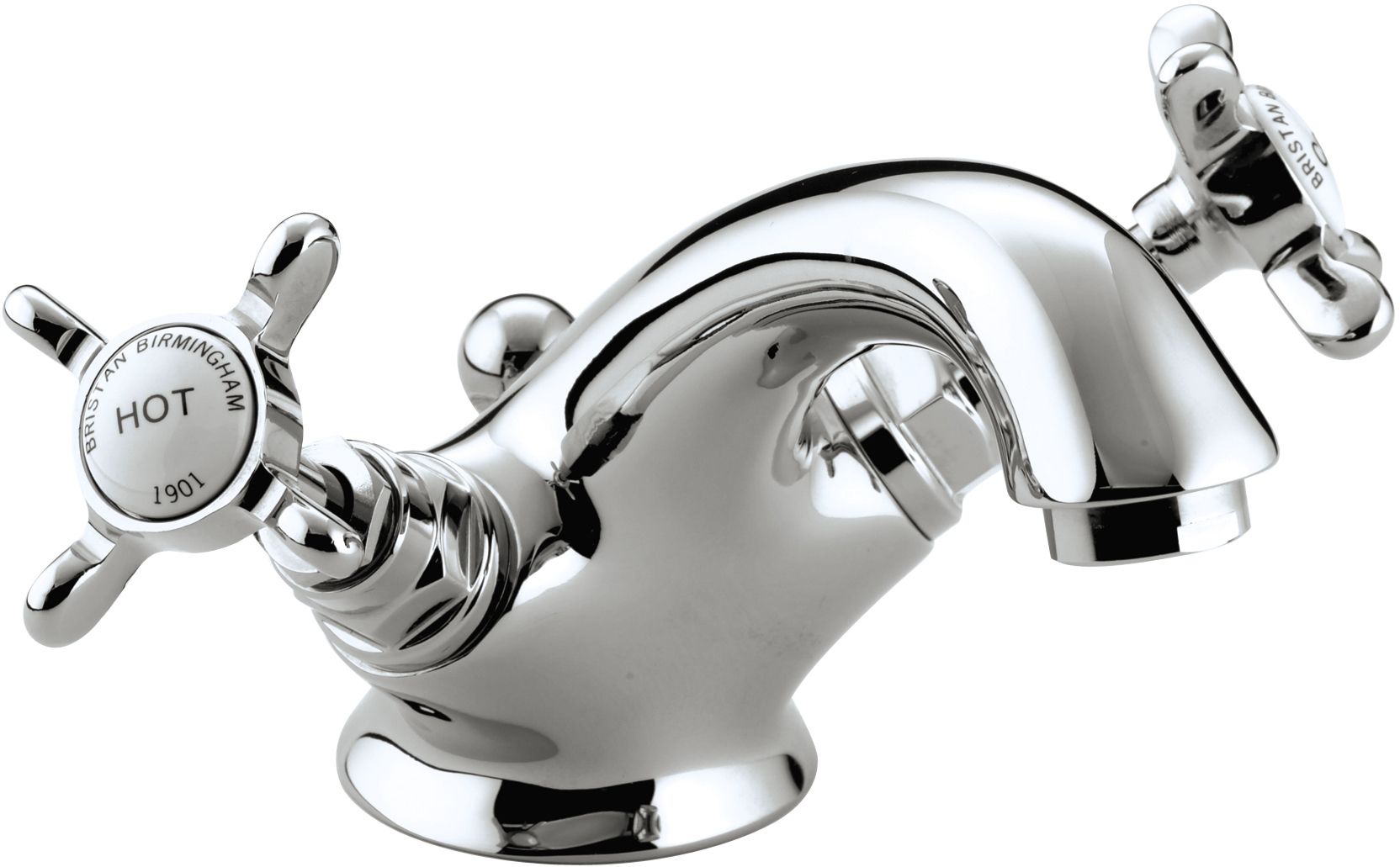 1901 Basin Mixer Chrome Bathroom Taps Bristan