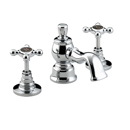 3 Hole Basin Mixer with Pop-up Waste